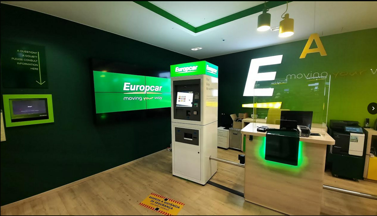 Europcar Premium Pick-Up self-service sleutelautomaat