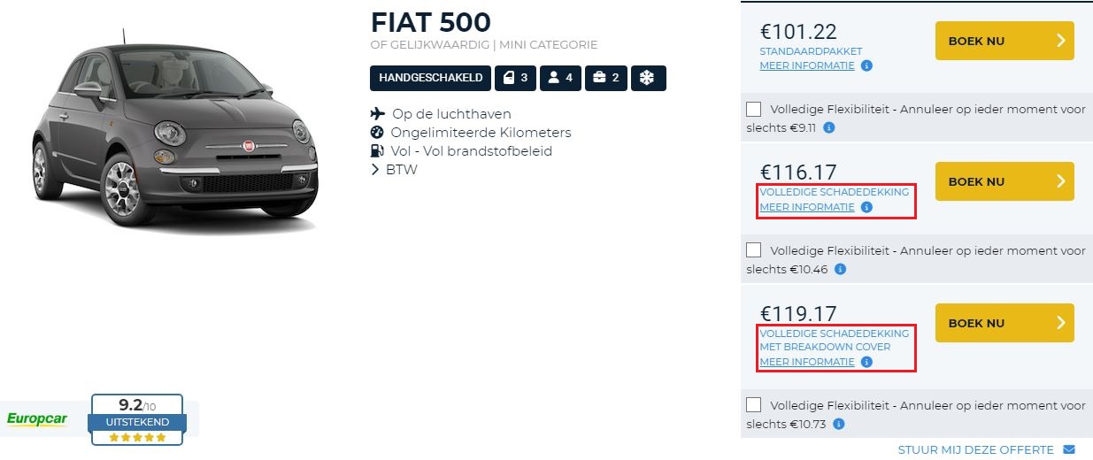 Volledige Schadedekking
